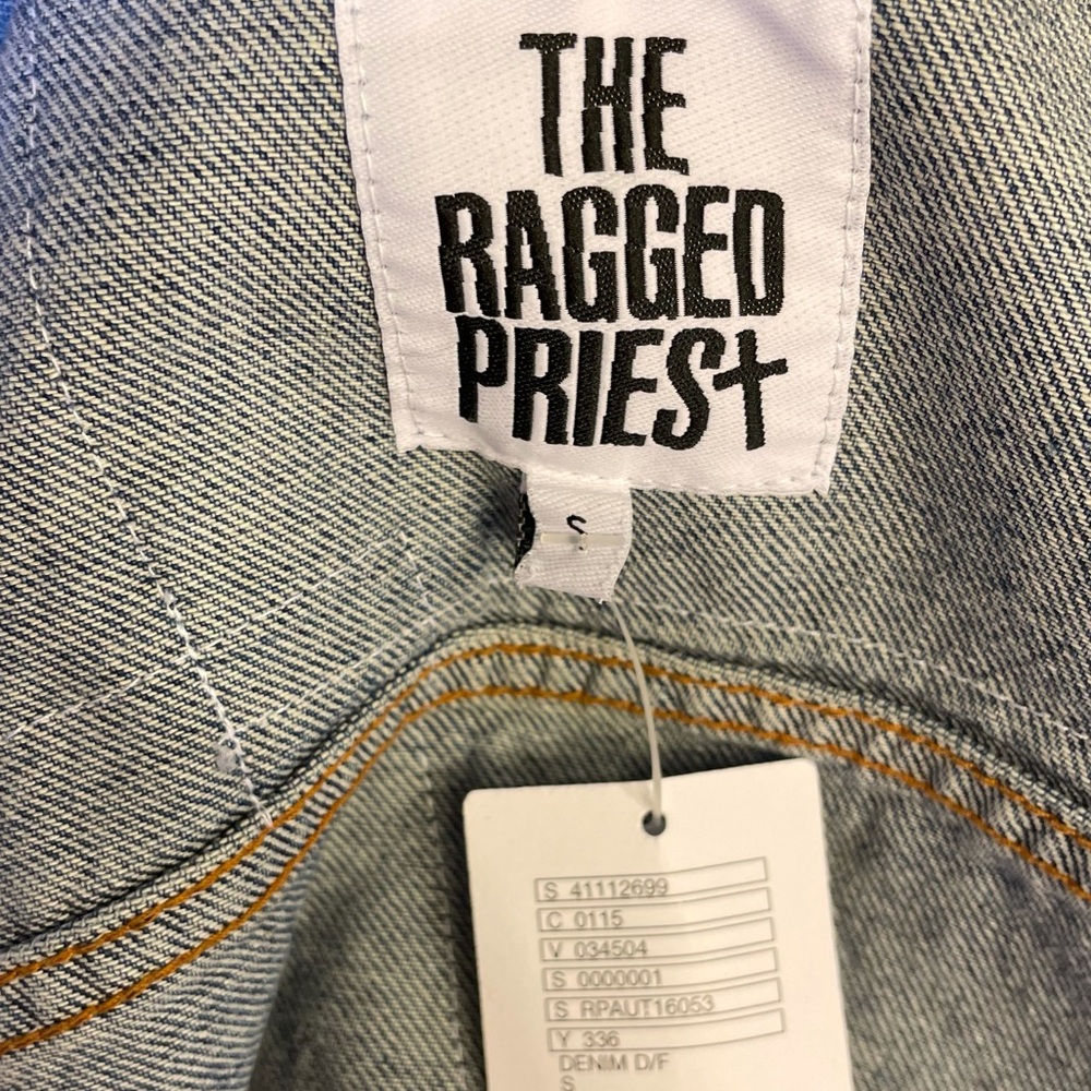 NWT The Ragged Priest Patchwork Denim Jacket - Picture 4 of 6